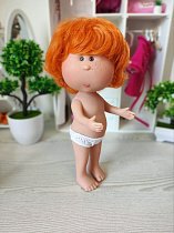 Кукла мальчик Mio рыжий Nines d'Onil без одежды, 30 см